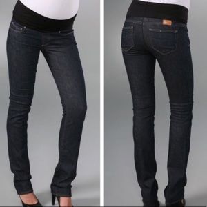 NWOT PAIGE Blue Heights Maternity Jeans 30